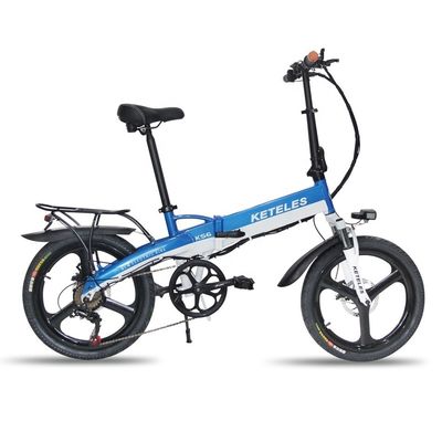 48V 350W 10AH vélo électrique avec cadre pliable de 20 pouces et une autonomie de 31 à 60 km par puissance