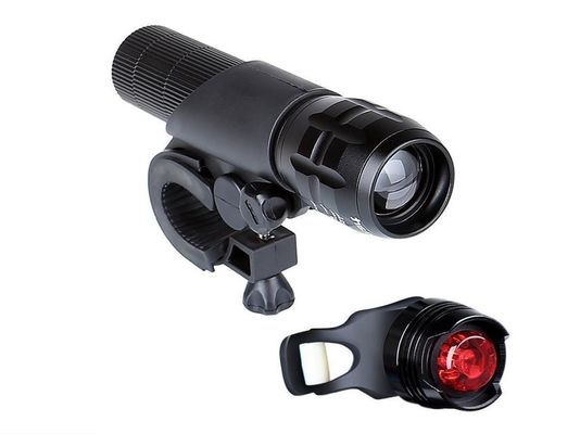 3 en 1 USB Rechargeable LED imperméable à l' eau Super brillant Zoom phare Lumière arrière 50g Poids