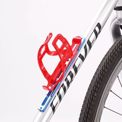 Extendant de porte-bouteille pour vélo en argent avec adaptateur de cage de bouteille de vélo en alliage réglable
