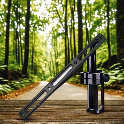 Extendant de porte-bouteille pour vélo en argent avec adaptateur de cage de bouteille de vélo en alliage réglable