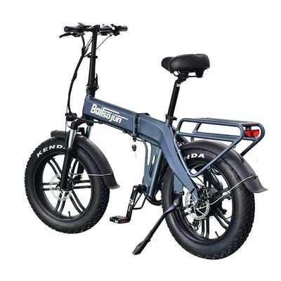 Vélo de montagne pliant électrique pneu en acier lourd pour tous les terrains