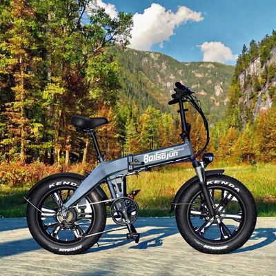 Vélo de montagne pliant électrique pneu en acier lourd pour tous les terrains