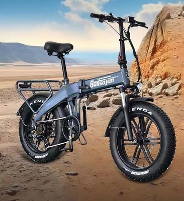 Vélo de montagne pliant électrique pneu en acier lourd pour tous les terrains