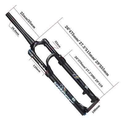 Fourche avant de vélo de 26/27.5/29&quot;