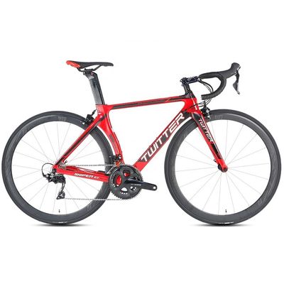 TWITTER R7000-22 Velocity Road Bike avec frein à disque hydraulique et cadre en fibre de carbone