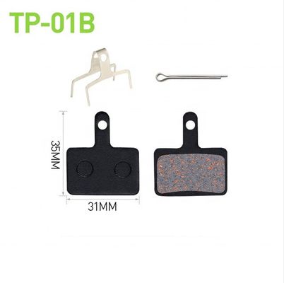 BB5 BB7 Plaquettes de frein à disque de vélo Matériau semi-métallique pour le freinage lisse 35x30,5 mm