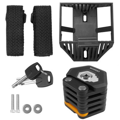 Vélo de montagne Vélo routier Fermeture pliable Anti-vol 85cm avec 3 touches Zinc alliage alliage d'acier