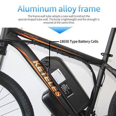 Vélo électrique de montagne 26 &quot;E-bike avec batterie au lithium de 48V 13Ah et moteur puissant de 500W