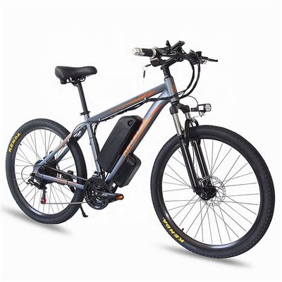 1000W 17,5AH Vélo de montagne électrique 26 &quot; Vélo électrique de montagne Moteur à moyeu arrière Alliage d'aluminium