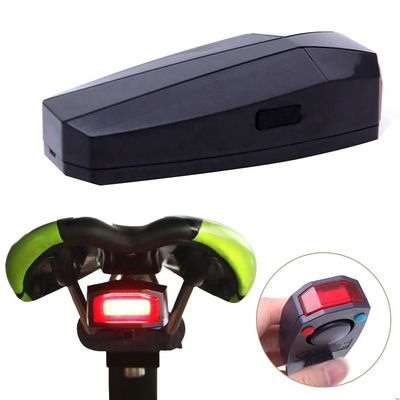 COB Source lumineuse brillante Télécommande sans fil Alarme anti-vol de vélo avec son 110dB