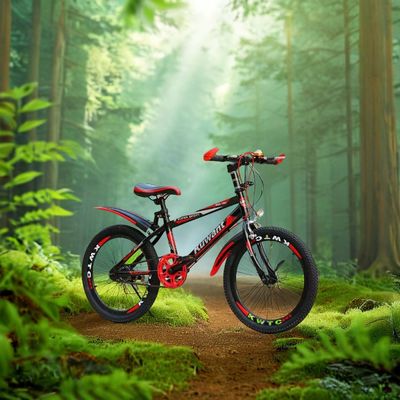 Vélo de montagne pour enfants de 18/20/22/24 pouces à vitesse unique et à 7 vitesses en acier à haute teneur en carbone pour garçons et filles