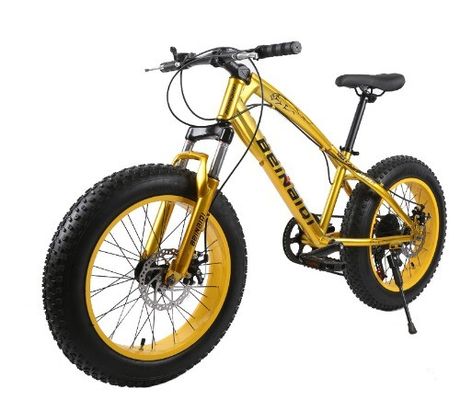 Vélo de neige de plage pour enfants de 20 pouces 4.0 pneus gras Vélo de montagne avec vitesse 7/21/24/27