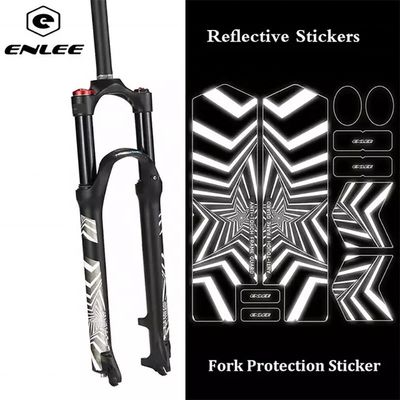 2021 ENLEE Autocollants à fourchette réfléchissante VTT VTT VTT/Scooter 3D Accessoires de vélo en film de protection