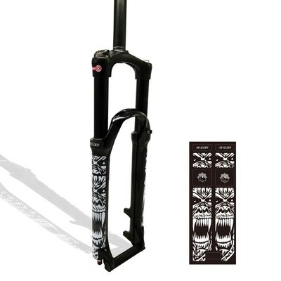 Autocollant de protection contre la fourchette de vélo imperméable à l'eau 3D pour le protecteur de cadre de vélo décoratif