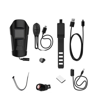 Chargeur USB noir Vélo Lumière avant lampe de poche manette tête de vélo Lumière compteur de vitesse écran LCD