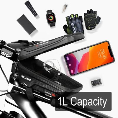 Sac à écran tactile étanche à 6,6 pouces pour téléphone pour MTB Pack 1L Capacité accessoires de vélo