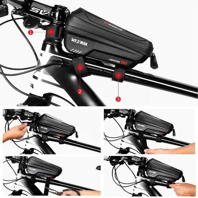 Sac à écran tactile étanche à 6,6 pouces pour téléphone pour MTB Pack 1L Capacité accessoires de vélo