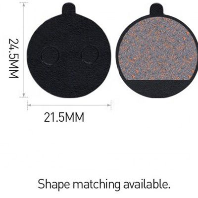 35x30.5mm Red Metal Brake Pad pour la résine MTB vélo de montagne disque rotor plaquettes de freinage