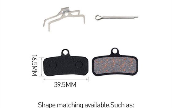35x30.5mm Red Metal Brake Pad pour la résine MTB vélo de montagne disque rotor plaquettes de freinage