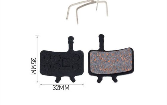 35x30.5mm Red Metal Brake Pad pour la résine MTB vélo de montagne disque rotor plaquettes de freinage