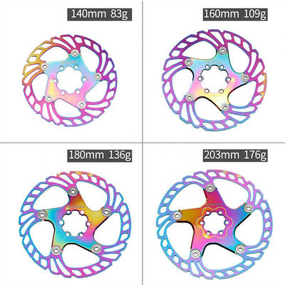 BMX RAINBOW 2021 Disque de frein à vélo de route CNC complet 140/160/180/203 mm Refroidissement rapide