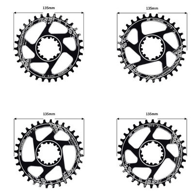 RACEWORK 32T 34T 36T 38T Chainring pour le MTB GXP Crank 170 mm et 68 mm