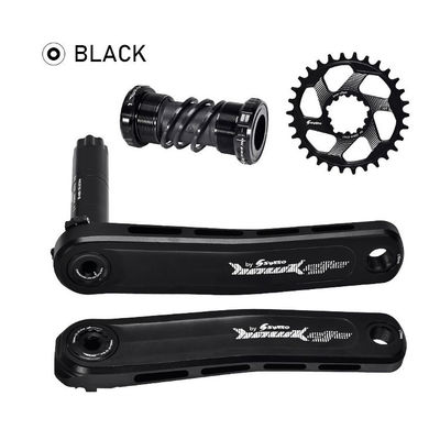 Crankset de vélo MTB avec anneau de chaîne 30/32/34/36/38T et longueur de manivelle de 170 mm