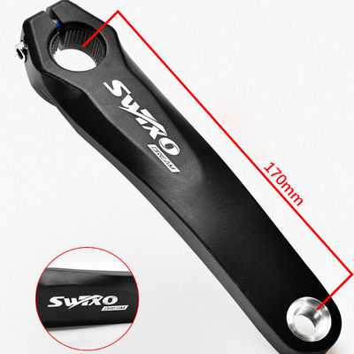 Crankset de support inférieur de vélo de montagne avec bras à manivelle de 170 mm et roue en chaîne 32/34/36/38T