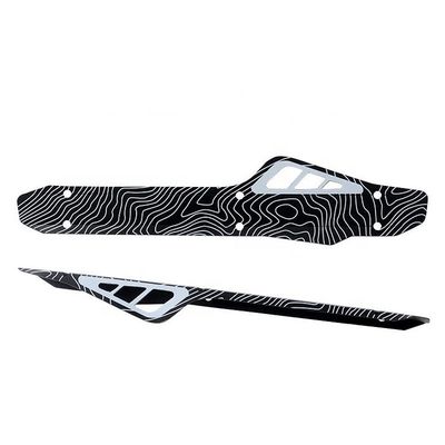 MTB Cadre de vélo Protecteur de chaîne de protection en noir 26x6.3x0.07cm pour le cyclisme et les vélos